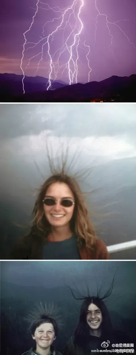 打雷闪电时,摸摸你的头发竖起来了没-五山社区