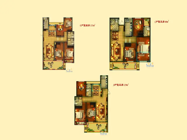 梦享城 户型介绍