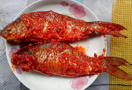 代表美食:侗乡腌鱼